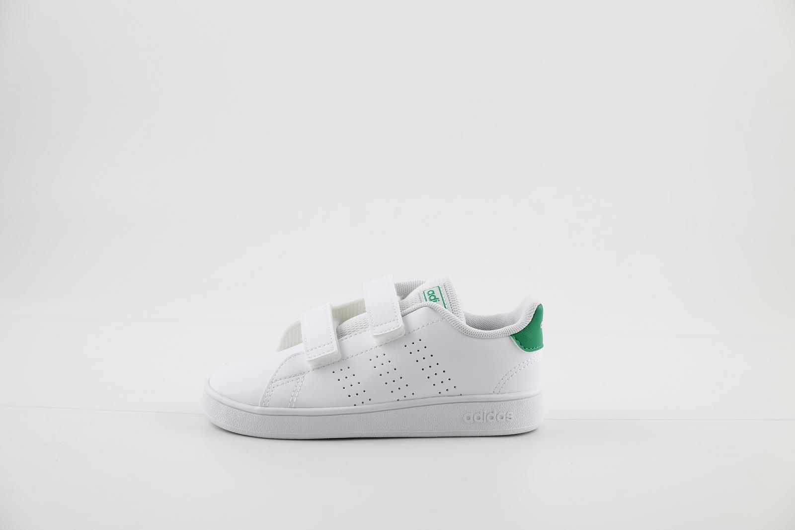 Adidas Sneackers Blanc/Vert enfants (Advantage I - EF0301) - Marques à Suivre