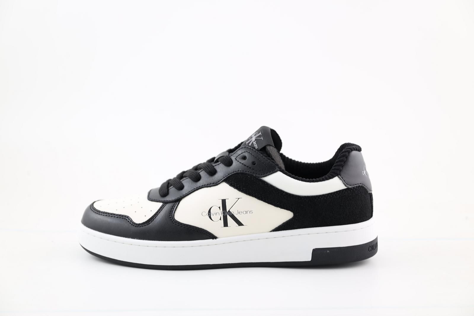 Calvin Klein Sneackers Noir/Blanc hommes (Cupsole Low - YM0YM0078300W) - Marques à Suivre