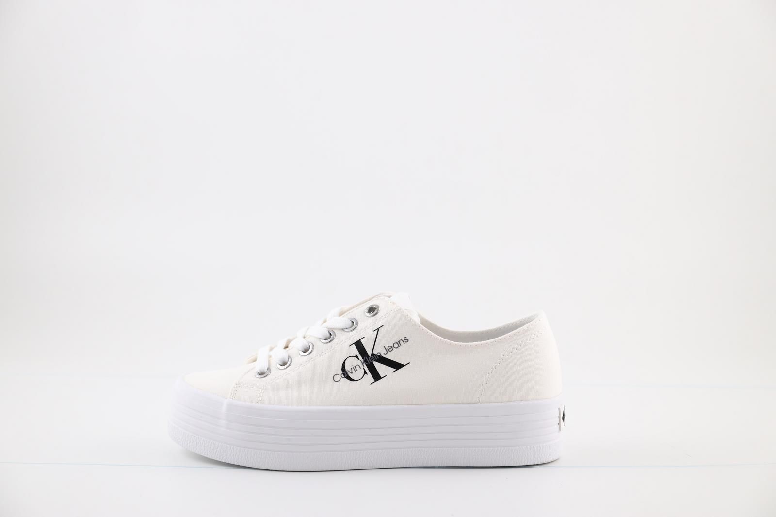 Calvin Klein Sneackers Blanc dames (Vulcanized - YW0YW00254) - Marques à Suivre