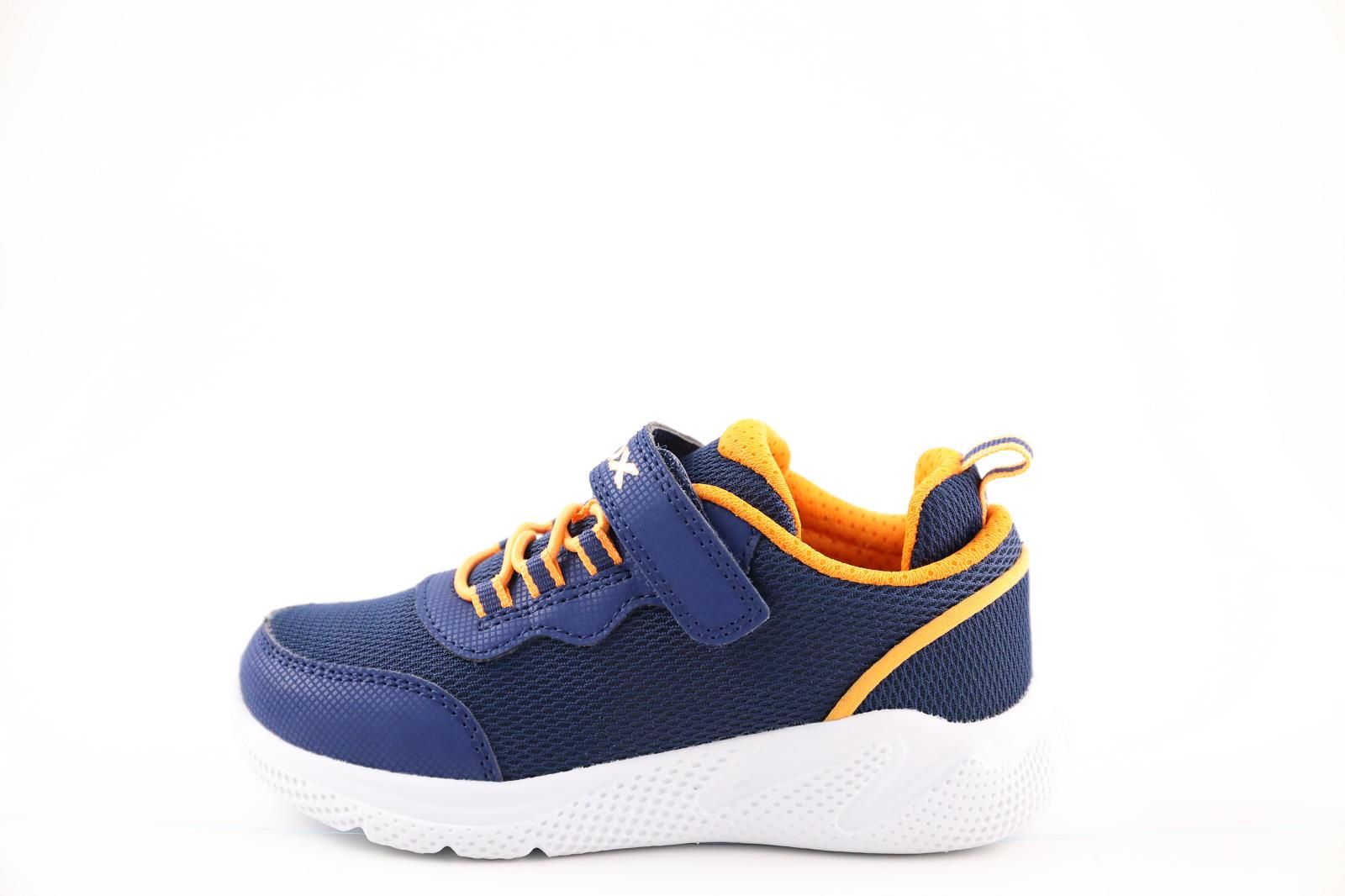 Geox Sneackers Bleu/Orange enfants (Sprintye - B254UE07TCEC0659) - Marques à Suivre