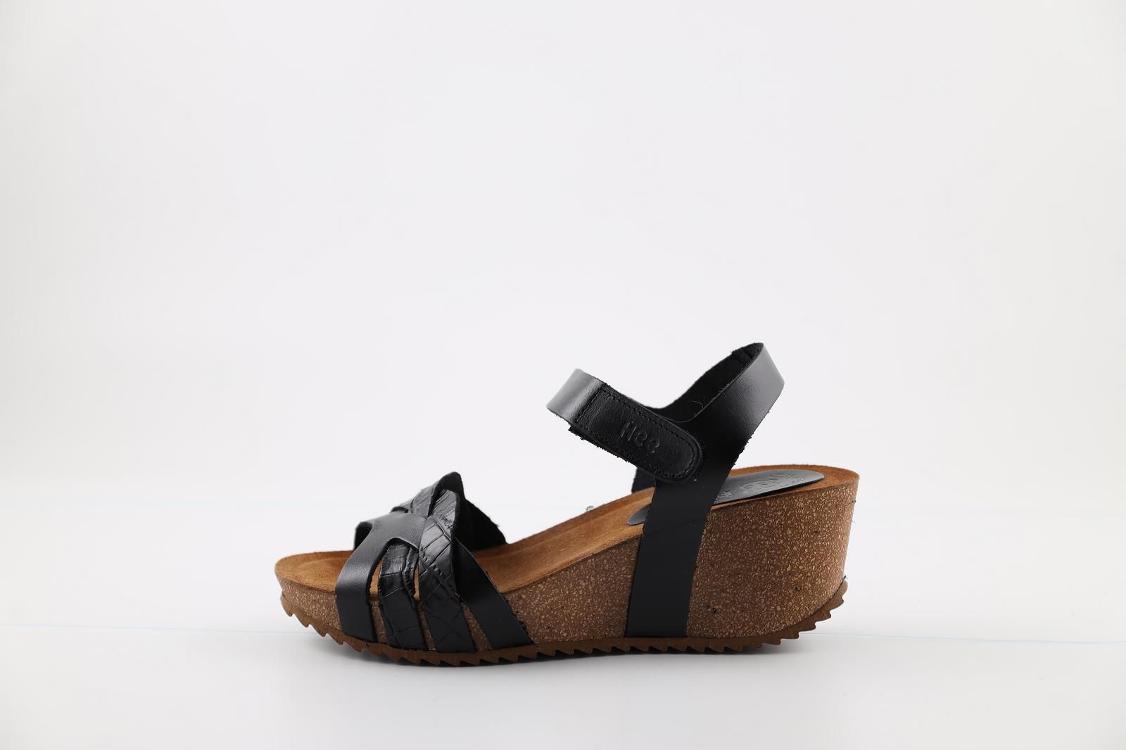 Hee Sandale Noir dames (Tchun - 21015) - Marques à Suivre