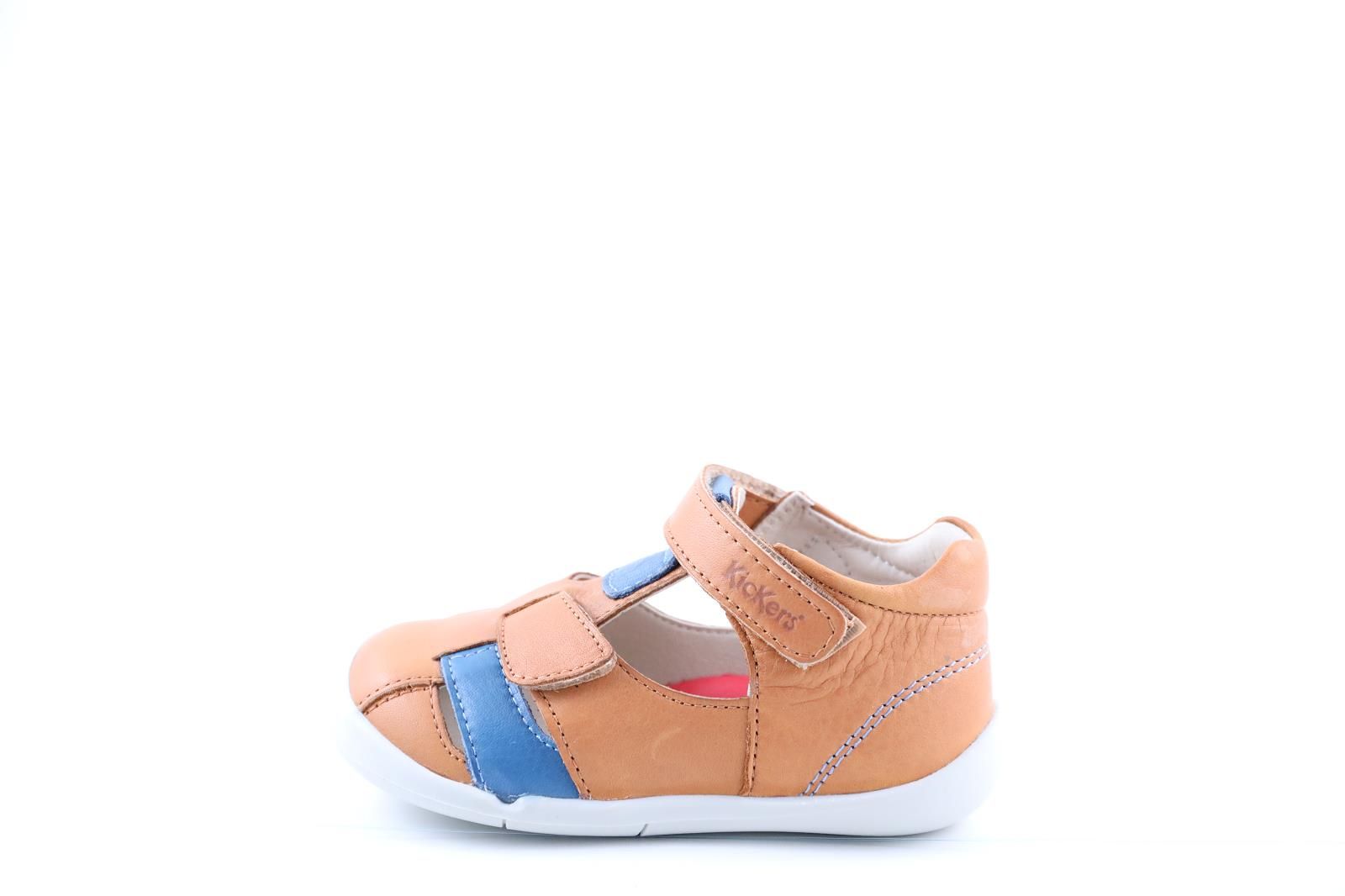 Kickers Chaussures Camel/Bleu enfants (Wasabou - 858390-10) - Marques à Suivre