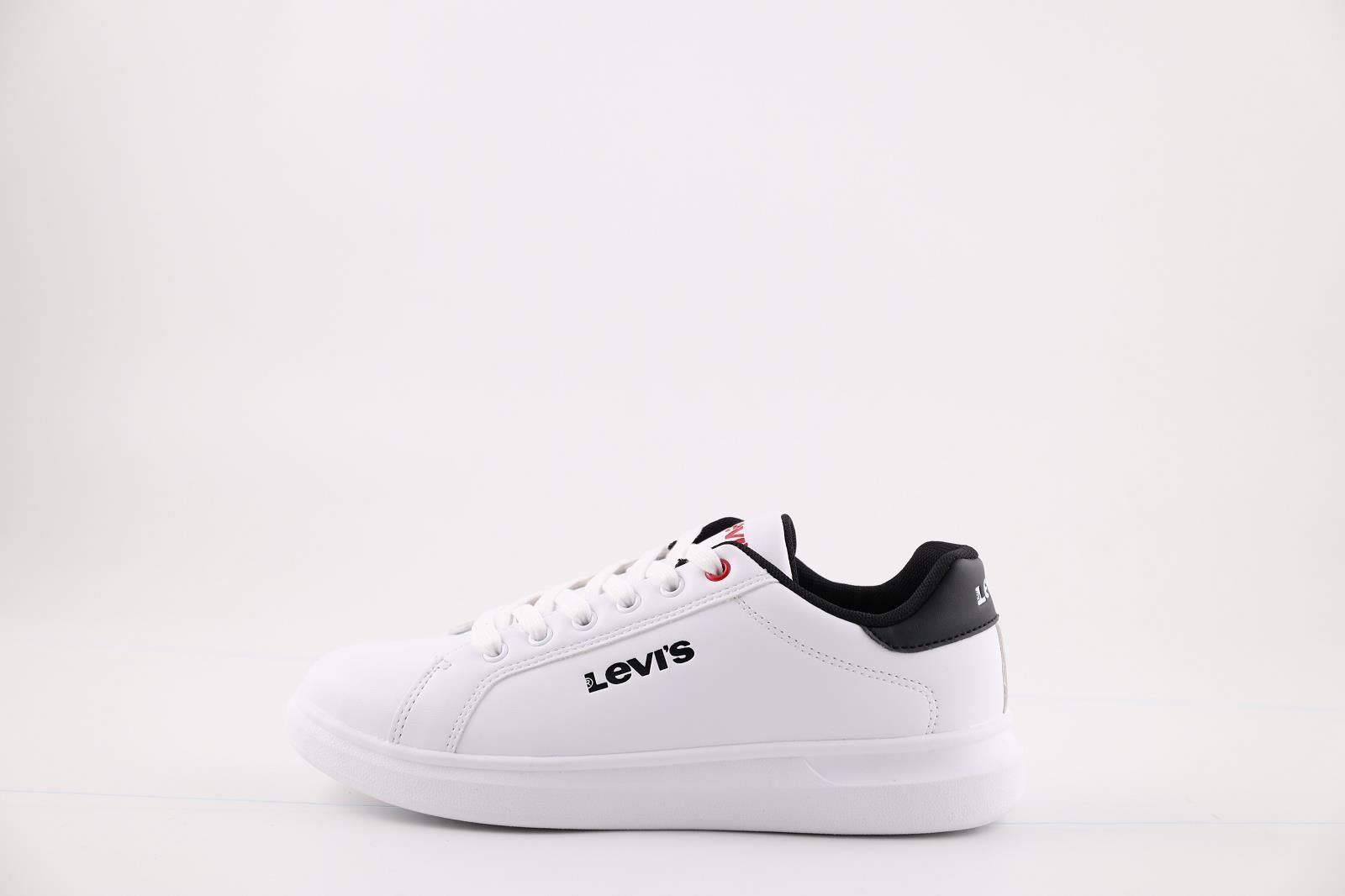 Levi's Sneackers Blanc/Noir enfants (Ellis - 2015/082501) - Marques à Suivre