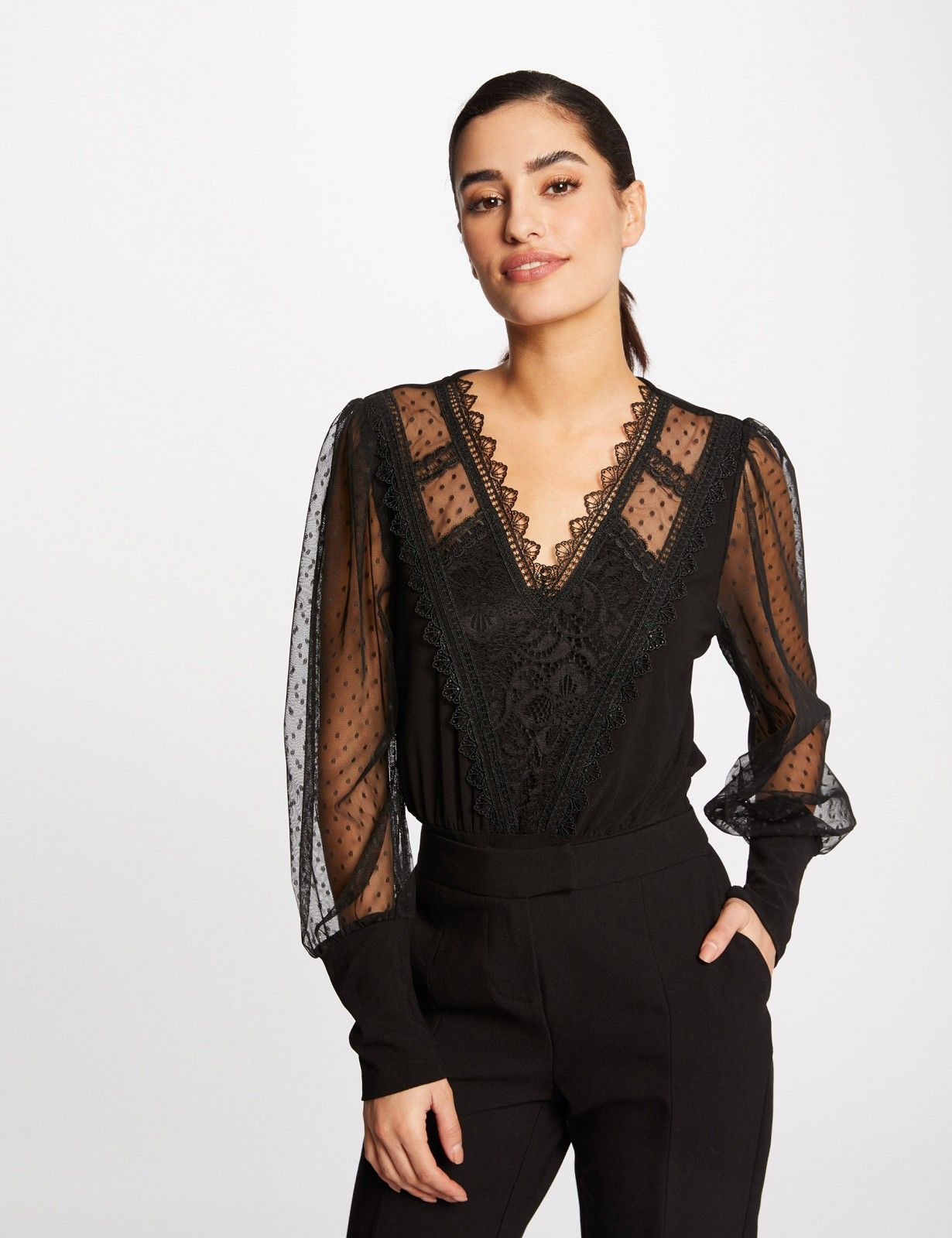 Morgan VBLOUSE Noir vêtements (Tagada - Tagada) - Marques à Suivre