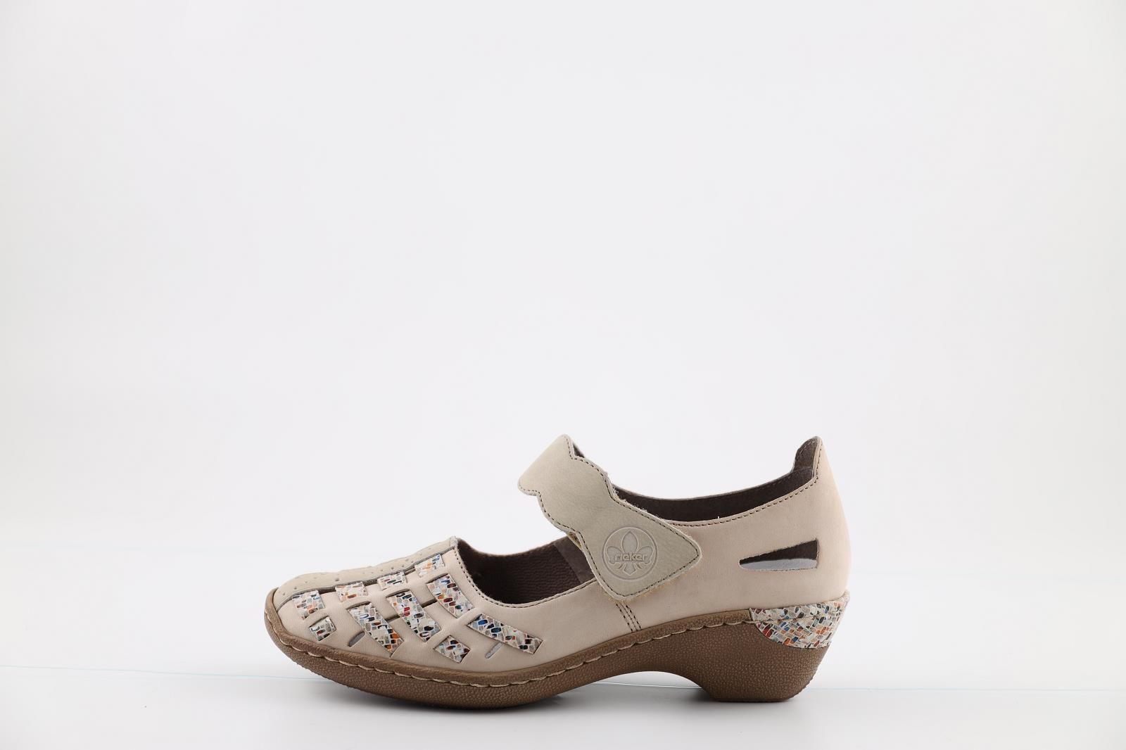 Rieker Chaussures Beige dames (Columbo - 48369-60) - Marques à Suivre