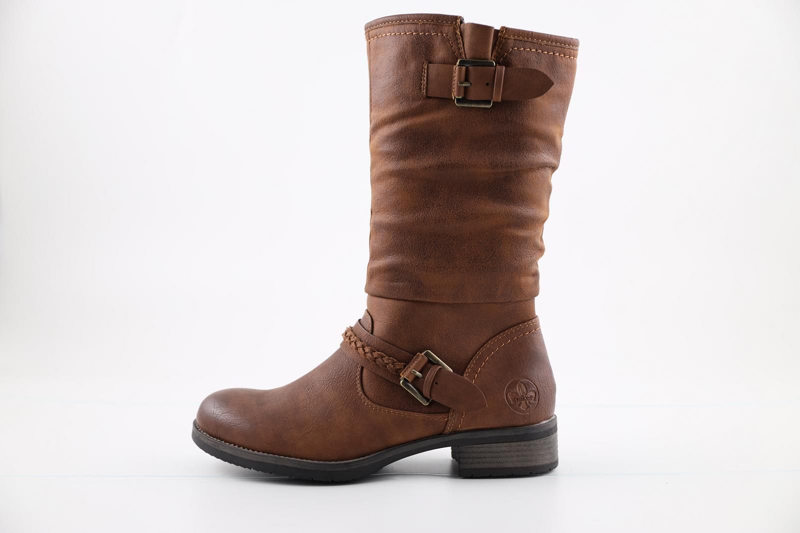 Rieker Boots Camel dames (Estella - 98860-22) - Marques à Suivre