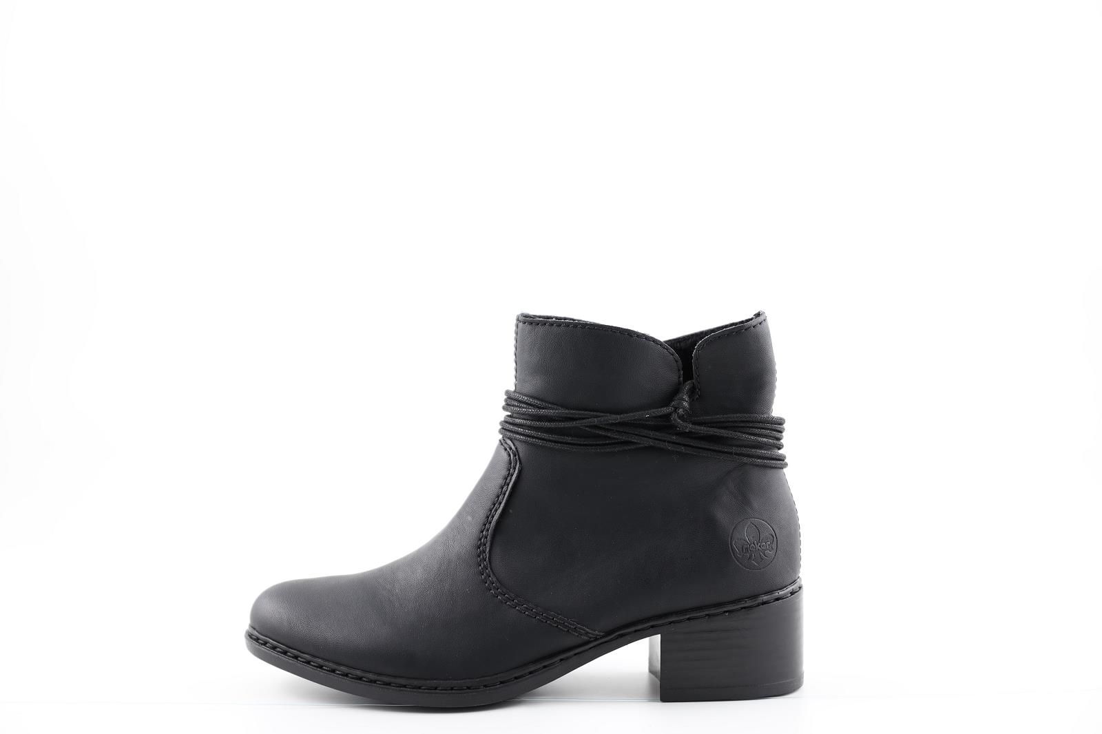 Rieker Boots Noir dames (France - 77658-00) - Marques à Suivre