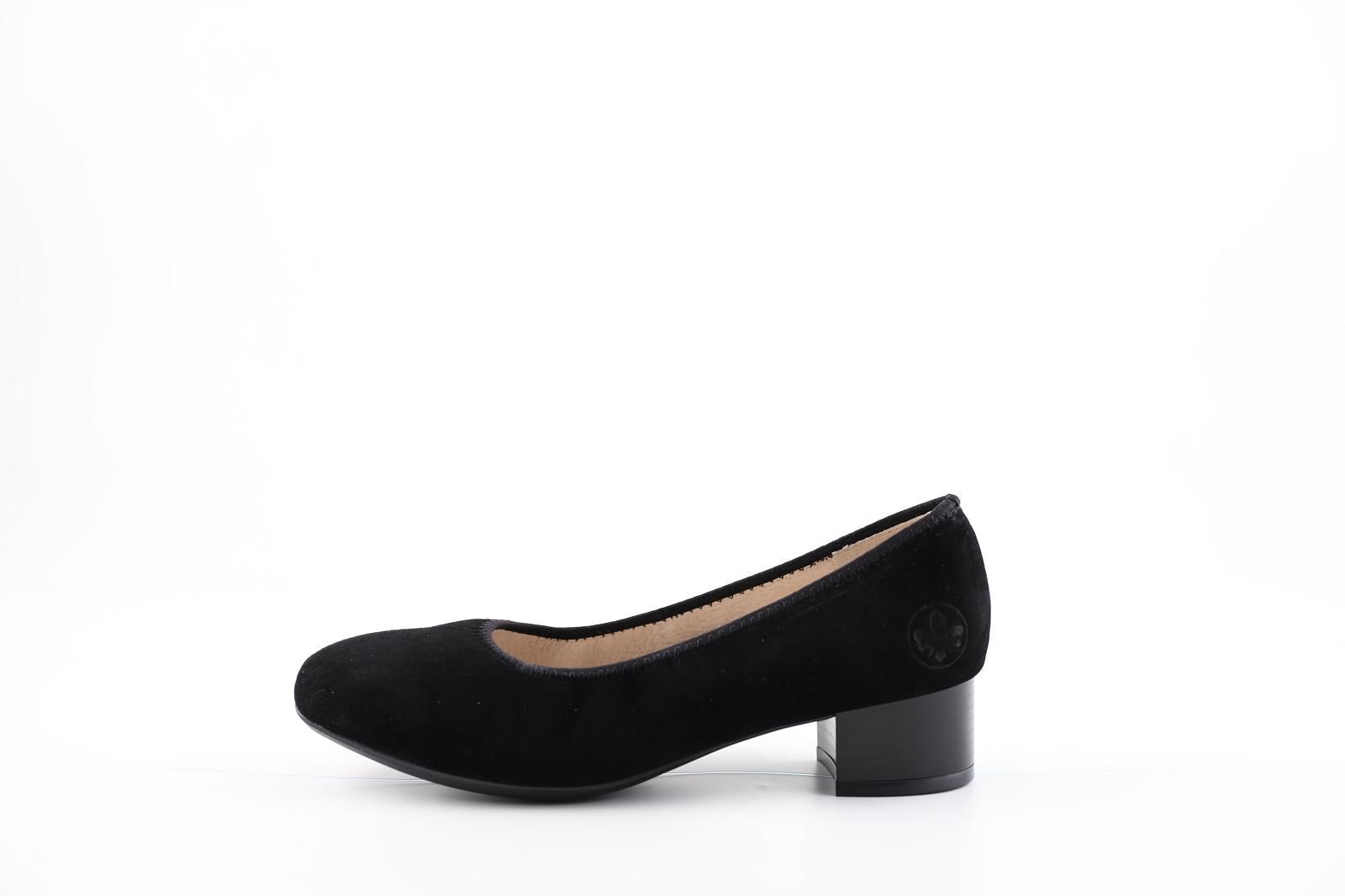 Rieker Chaussures Noir dames (Nappetta - 49260-01) - Marques à Suivre