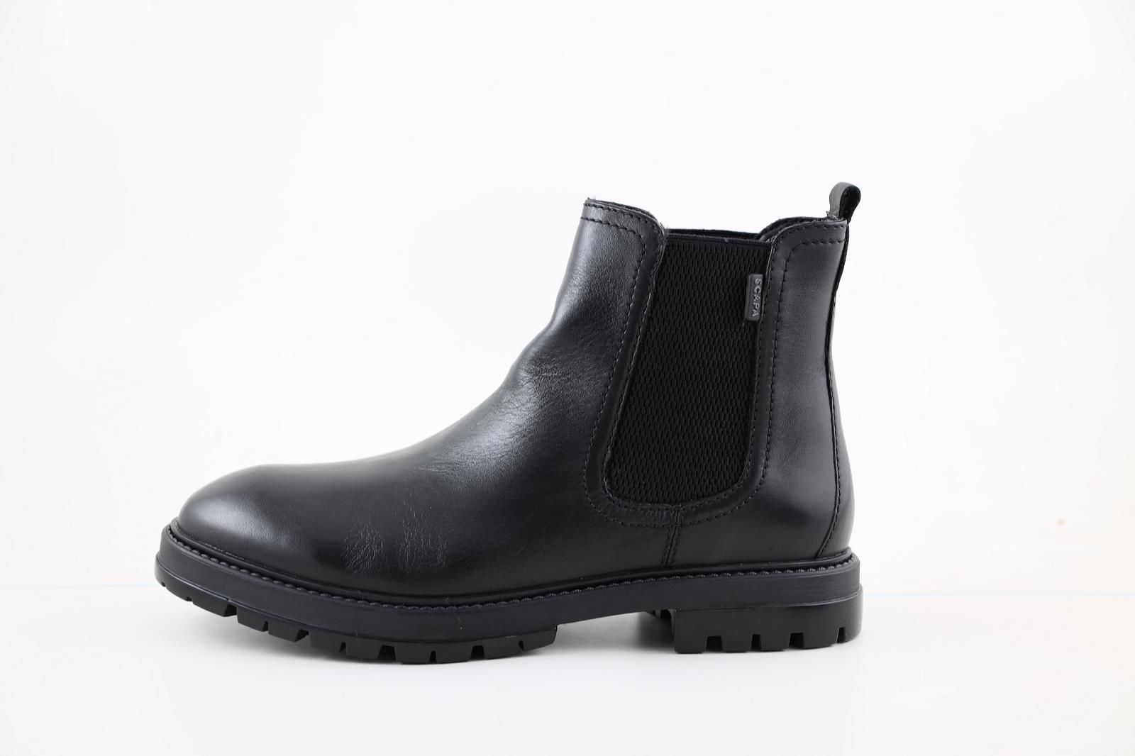 Scapa Boots Noir hommes (Makarios - 52/554H04/900) - Marques à Suivre