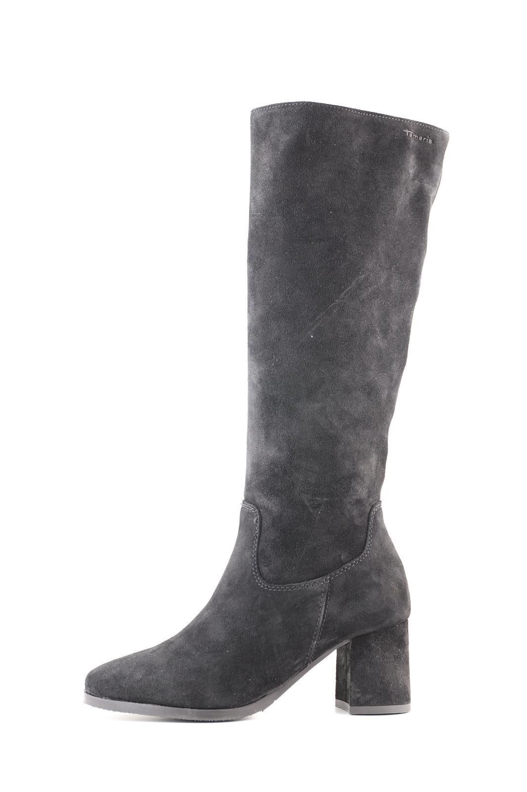 Tamaris Boots Noir dames (Pelle - 25587-27) - Marques à Suivre