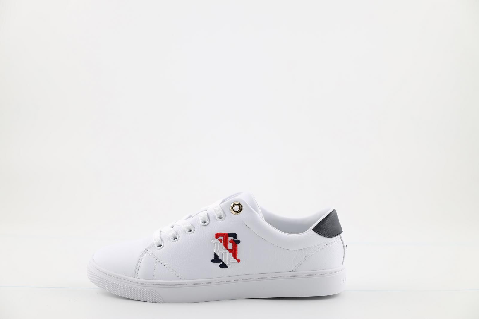 Tommy Hilfiger Sneackers Blanc dames (Robin - FW05794-YBR) - Marques à Suivre