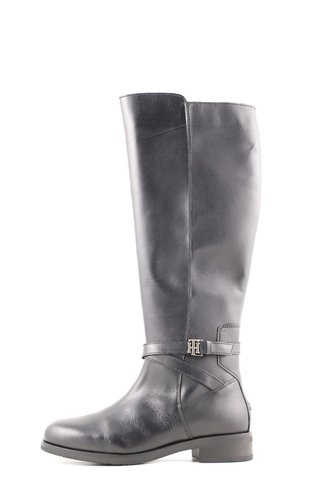 Tommy Hilfiger Boots Noir dames (Saïga - FW05963-BDS) - Marques à Suivre